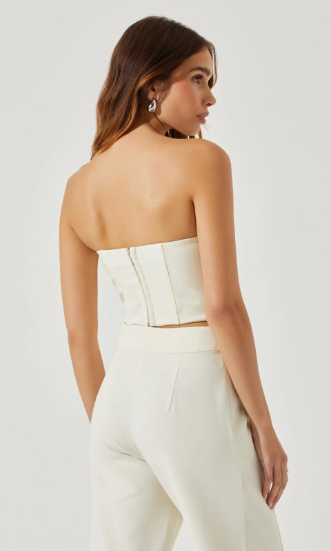 Shanna Rhinestone Corset Top - 120 Sleeveless