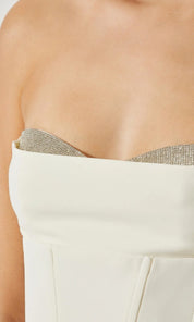 Shanna Rhinestone Corset Top - 120 Sleeveless