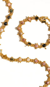 Skylar Multi-Stone Chained Necklace