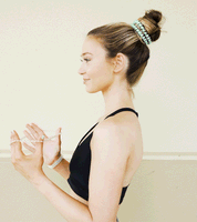 Spiral Hair Coil Headband | Crystal Clear