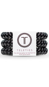Spiral Hair Coils | Small | Jet Black Hair Ties