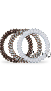 Chanel pearl and silver cc logo bracelet.