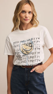 Woman’s graphic tee.