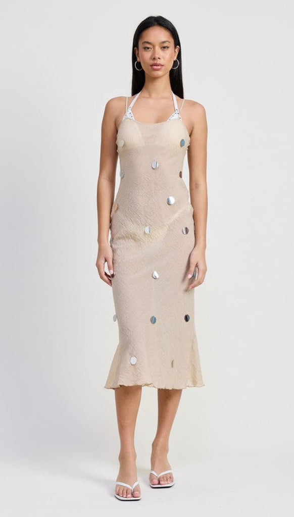 Chella Sheer Midi Dress – Malibu Fox Boutique