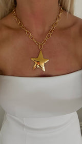 Gold Star Necklace