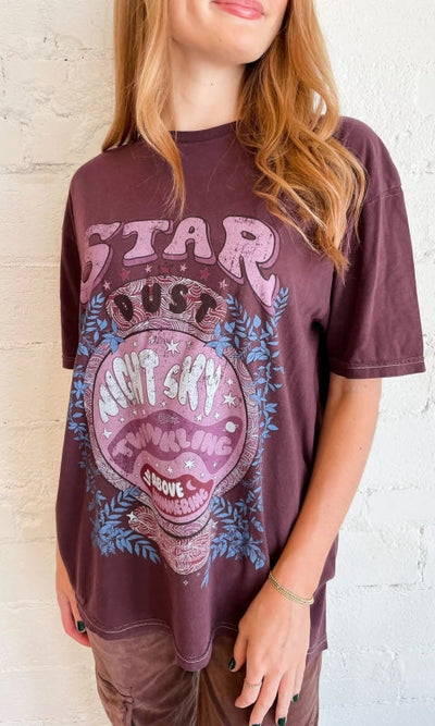 Stardust Graphic Tee - One Size - Top