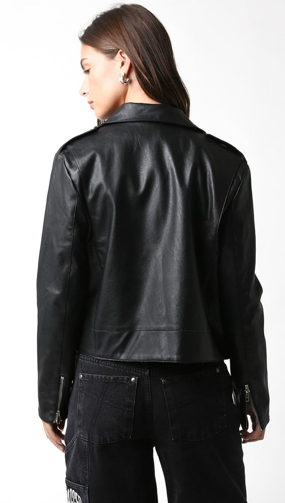 Steph Faux Leather Jacket - 170 Jackets/Outerwear