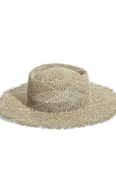 Straw Boater Hat - Hats