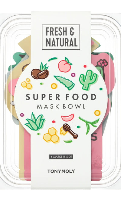 Super Food Bowl Sheet Mask Set - 310 Home/Gift