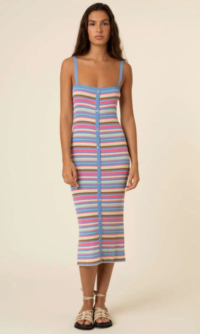 Tania Stripe Dress - Dresses