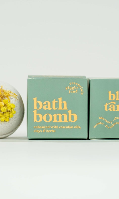 TANSY • 100% BOTANICAL BATH BOMB • GIFT