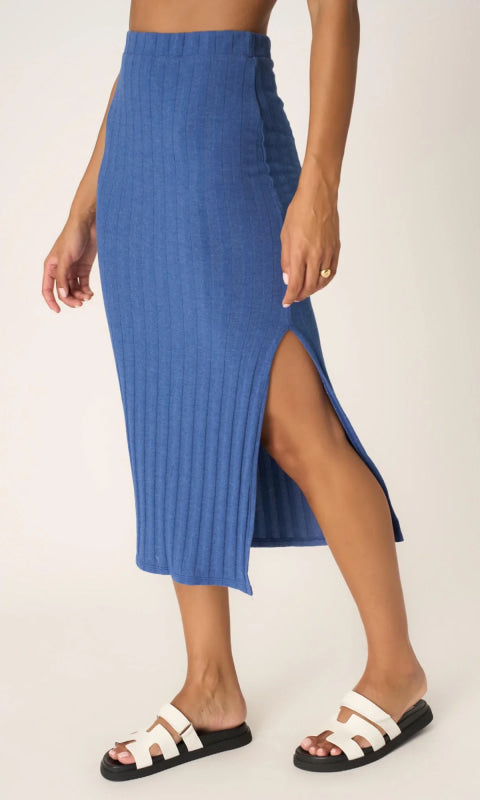 Tetsu Textured Rib Midi Skirt - 220 Other Bottoms