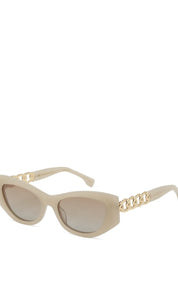 The Adriana Sunglasses - Latte Fade - Sunglasses