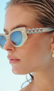 The Adriana Sunglasses - Latte Fade - Sunglasses