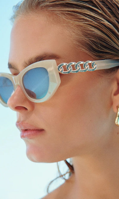 The Adriana Sunglasses - Latte Fade - Sunglasses