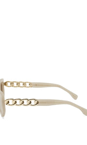 The Adriana Sunglasses - Latte Fade - Sunglasses