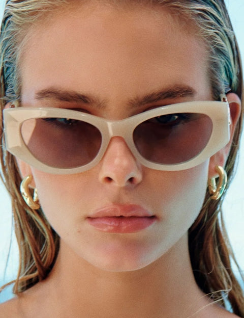 The Adriana Sunglasses - Latte Fade - Sunglasses