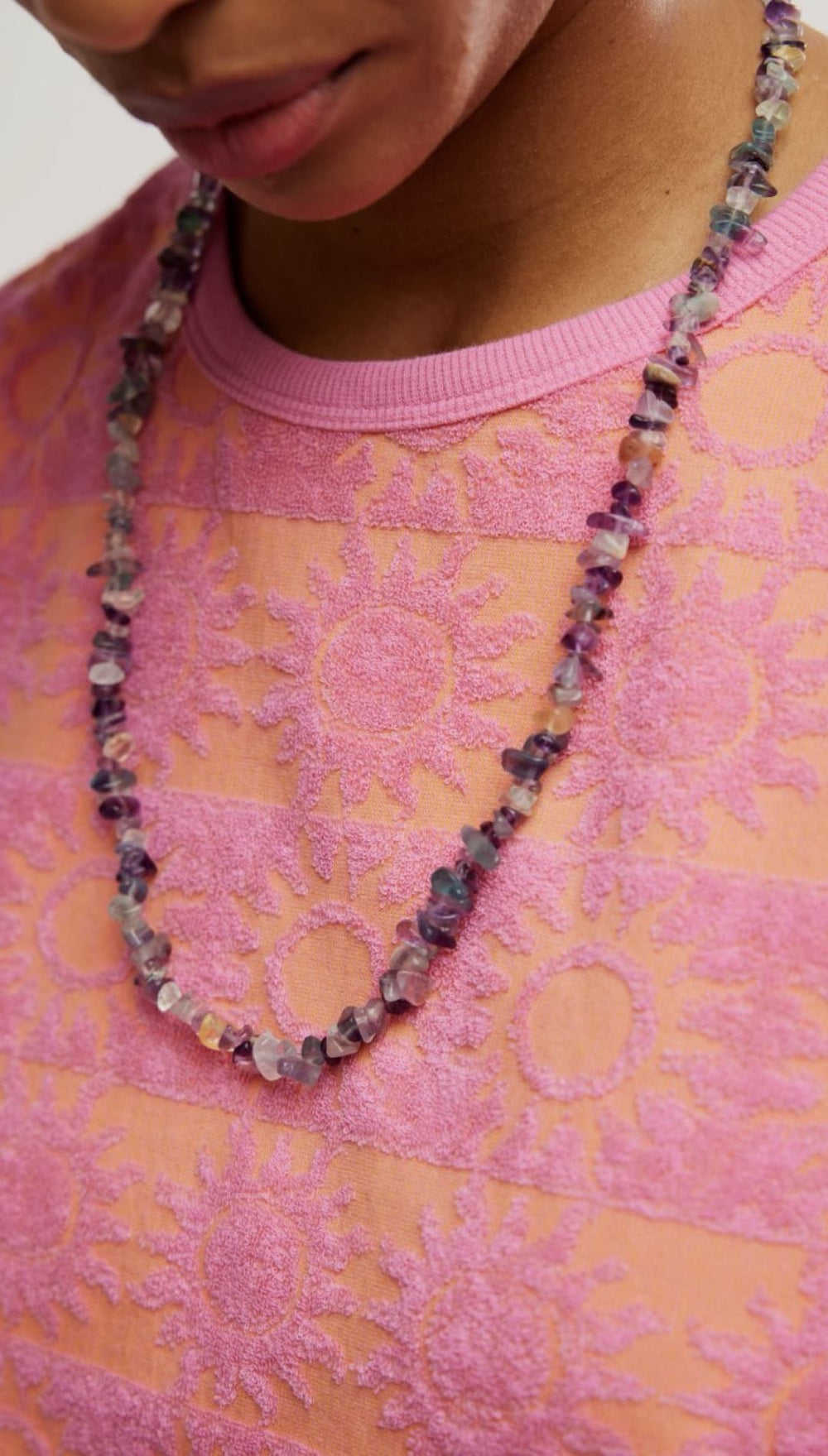 Colorful beaded necklace.
