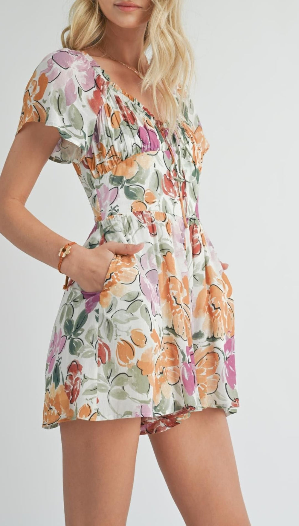 Treasures Floral Romper - 180 Dresses