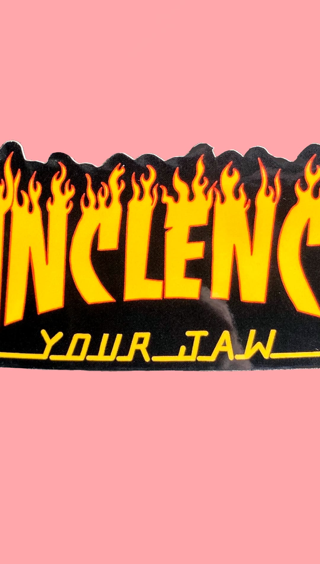 Unclench Your Jaw Sticker - 310 Home/Gift