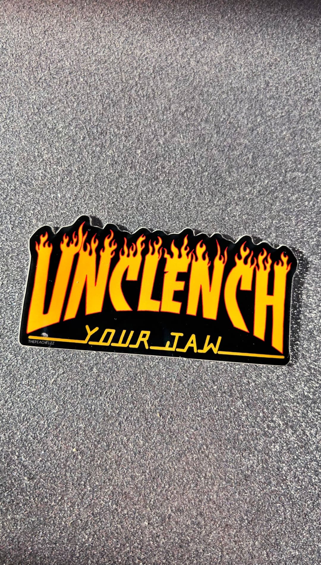 Unclench Your Jaw Sticker - 310 Home/Gift