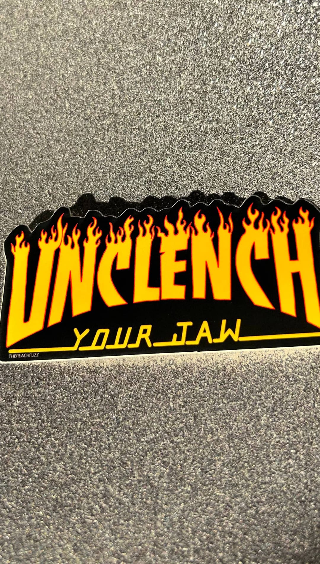 Unclench Your Jaw Sticker - 310 Home/Gift