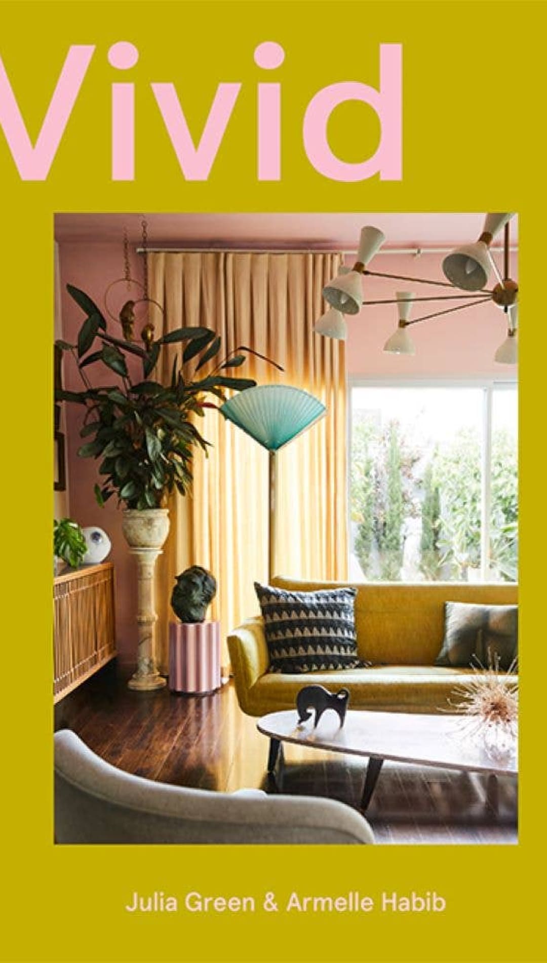 Colorful interior design book.