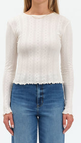 Waverly Pointelle LS Top