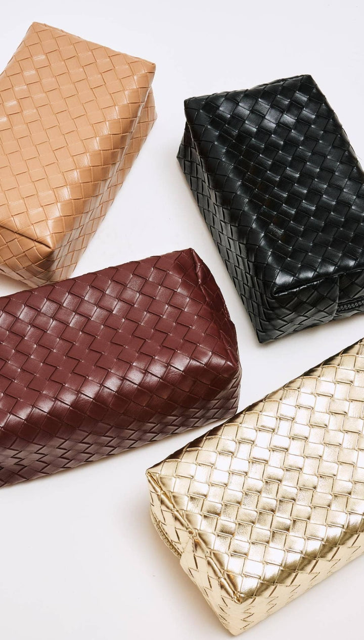 Bottega veneta woven leather clutch bag