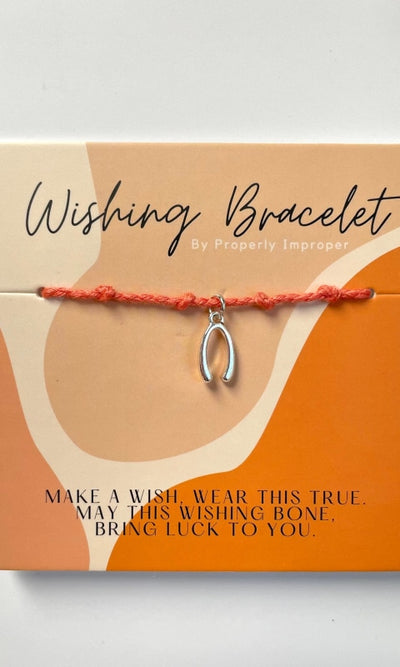 Wishing Bracelet - Assorted - Wishing Bone - GIFT