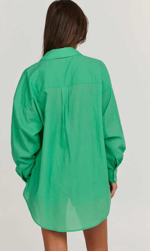 Maple Shirt - Green - Shirts & Tops